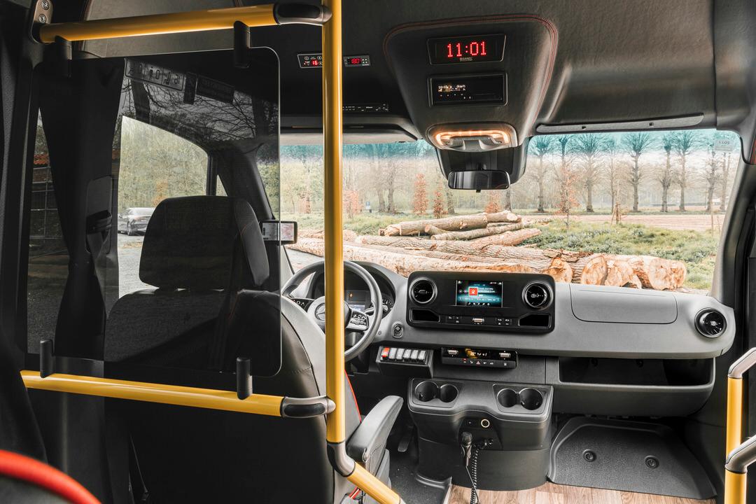 Mercedes Sprinter cockpit